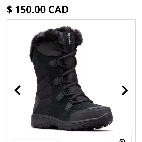 Columbia Womens waterproof Winter Boots, black Size 10 New in box - Picture 3 of 10